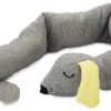 Beeztees Puppy Knuffel Cosy Doggy 120 Cm Grijs -Exporteren Zacht Poot Winkel 0619895
