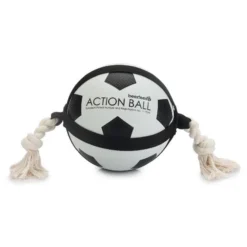 Beeztees Action Voetbal Met Touw 19 Cm
