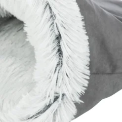 TRIXIE Hondenslaapzak Harvey Grijs/Wit-Zwart -Exporteren Zacht Poot Winkel 264667 PHO PRO DET CLIP 38027 2