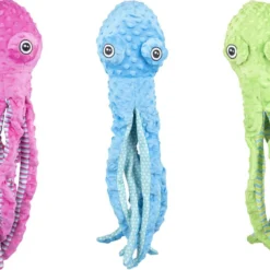 Flamingo Hondenspeelgoed Bubbly Octopus Assorti -Exporteren Zacht Poot Winkel 521040 E 01 FPP