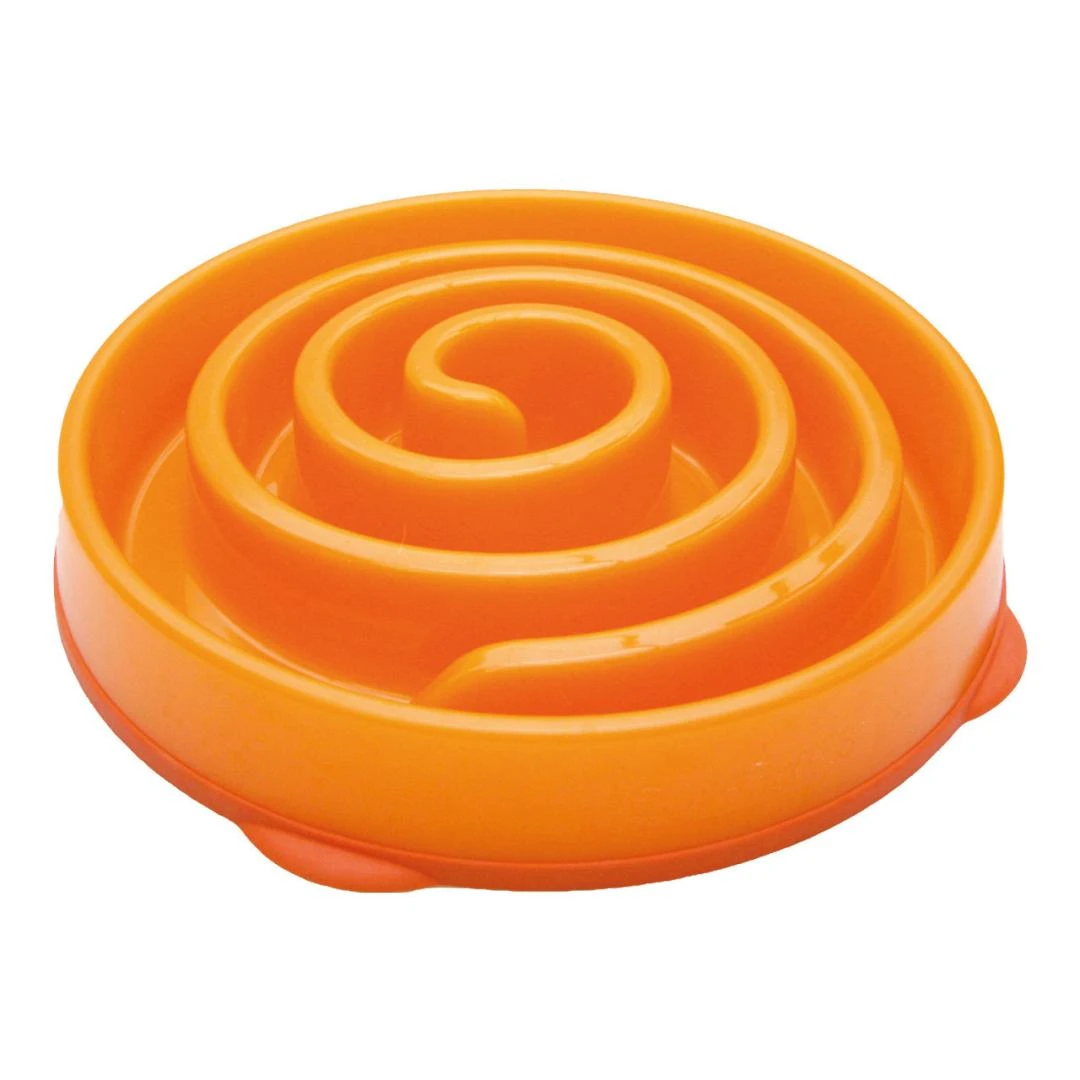 Outward Hound Slo-Bowl Fun Feeder Oranje 3 Outward Hound Slo-Bowl Fun Feeder Oranje