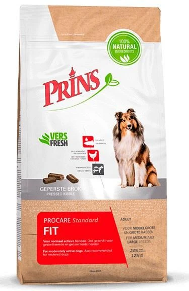 Prins Hondenvoer ProCare Standard Fit 3 Kg 3 Prins Hondenvoer ProCare Standard Fit 3 Kg