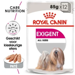 Royal Canin Hondenvoer Exigent Wet 12 X 85 Gr 9 Royal Canin Hondenvoer Exigent Wet 12 X 85 Gr -Exporteren Zacht Poot Winkel royal canin exigent natvoeding kieskeurige volwassen kleine honden hero packshot