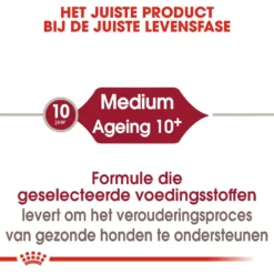 Royal Canin Hondenvoer Medium Ageing 10+ 15 Kg -Exporteren Zacht Poot Winkel royal canin medium ageing 10plus senior hond oudere hond vanaf 10 jaar hero image 9